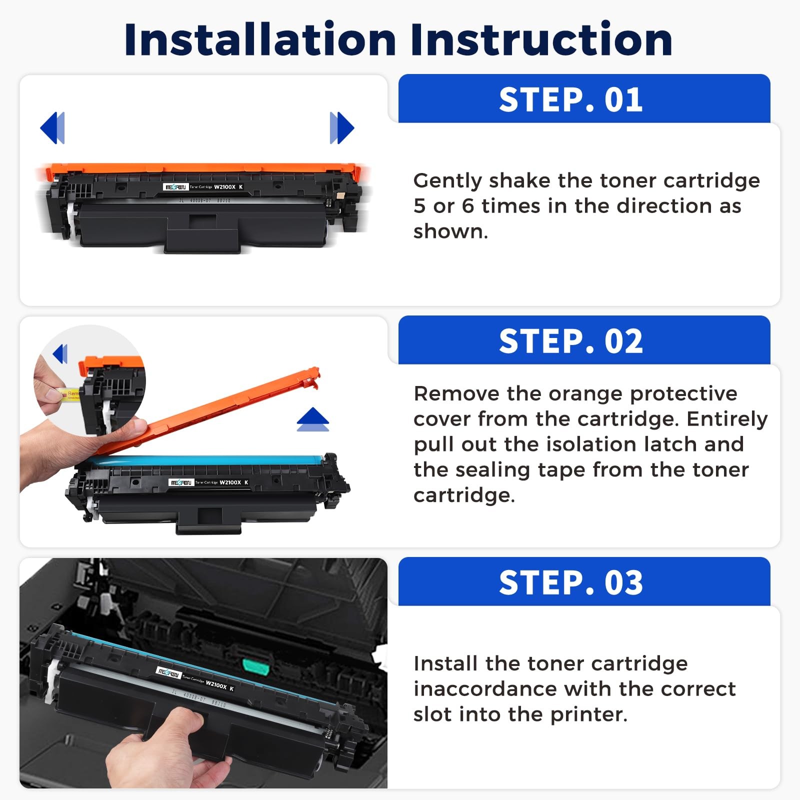 ** NEW HP 210X Toner | HP Color LaserJet 3201/3202/3301/3302 | Compatible | 4-Pk