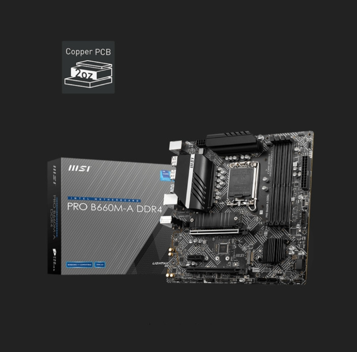 ASUS PRIME B660M-A LGA 1700 DDR4 Motherboard Support Inte 14th/ 13th/ 12th Gen