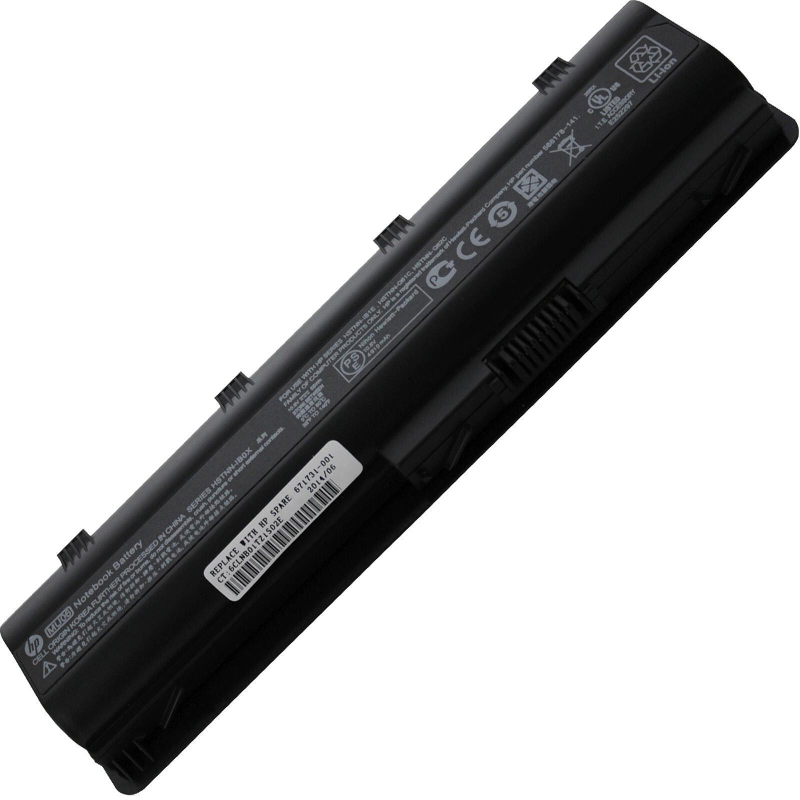 Genuine OEM MU06 MU09 Battery for HP Pavilion CQ42 CQ62 G4 G6 G7 G62 593553-001
