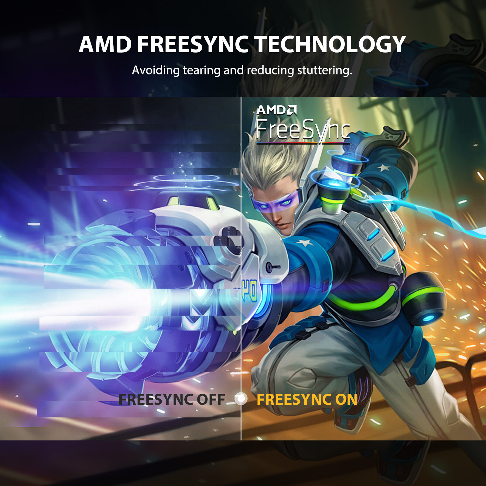 UPERFECT 18.5” Portable Monitor Touchscreen | 120HZ 1ms Gaming Monitor FreeSync