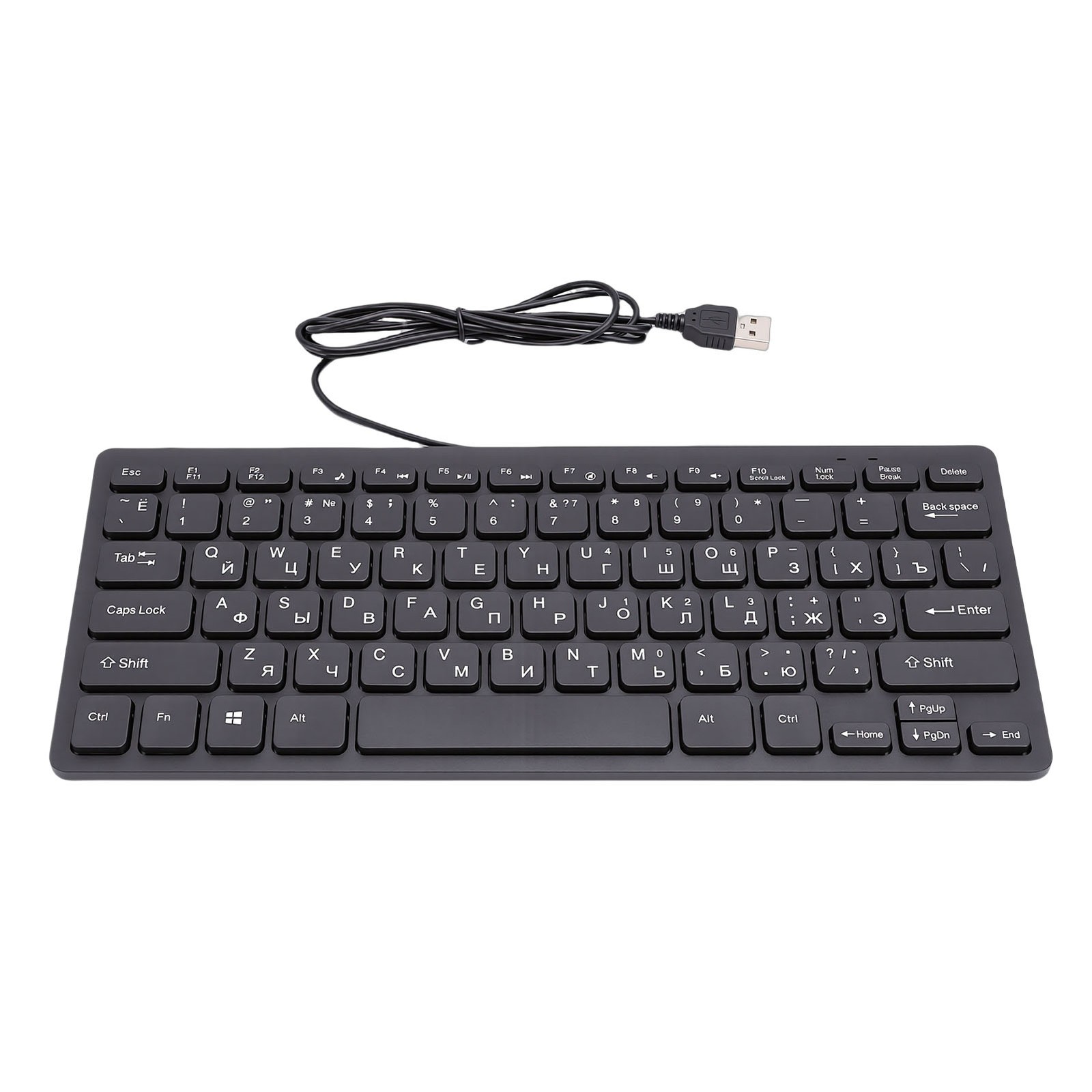 78 Keys USB Wired Keyboard – Compact & Proof For PC Premium