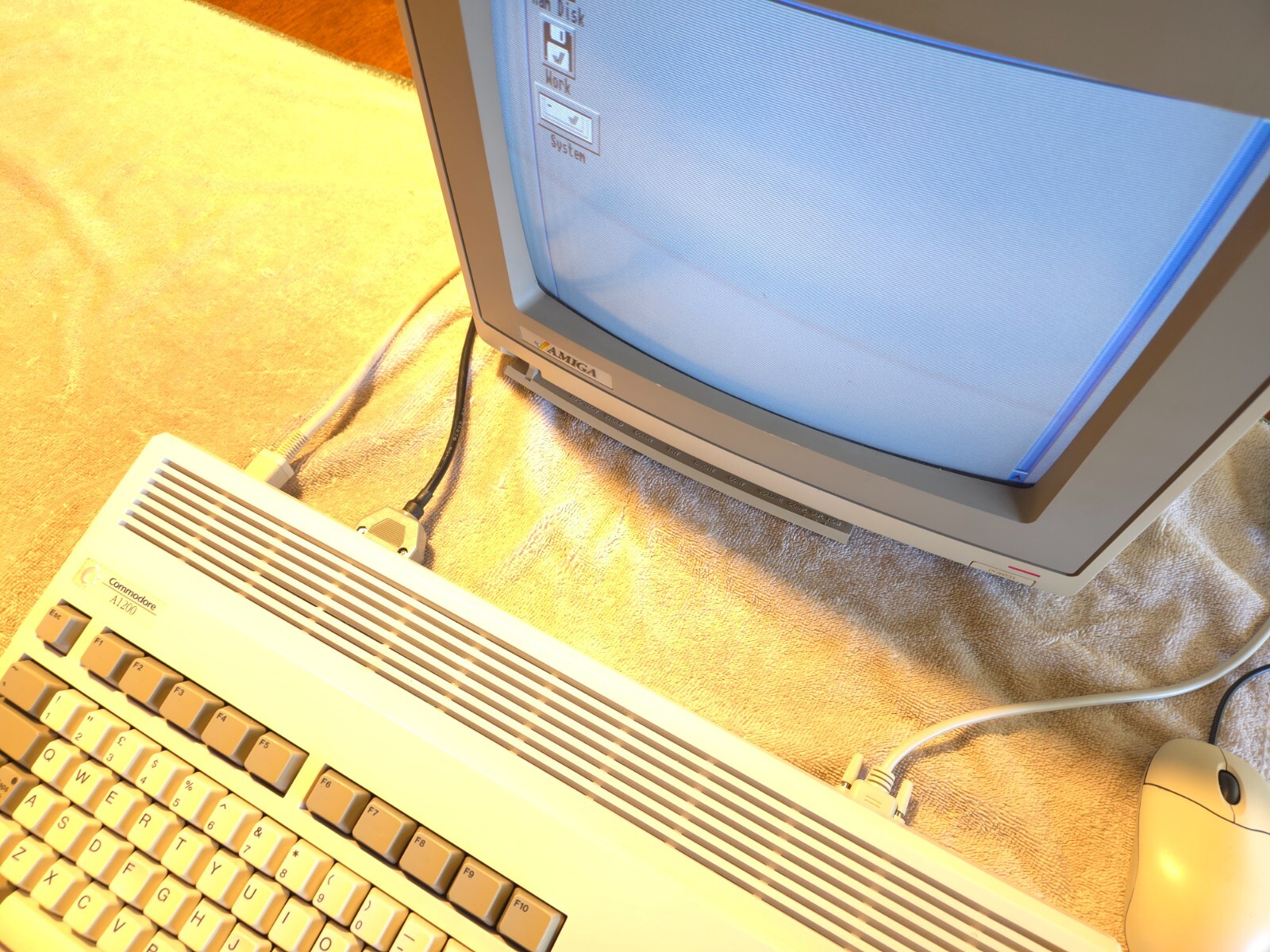 AMIGA DB23 RGB Female to DB9 Female 1080 MONITOR CABLE 5 ft. – NEW
