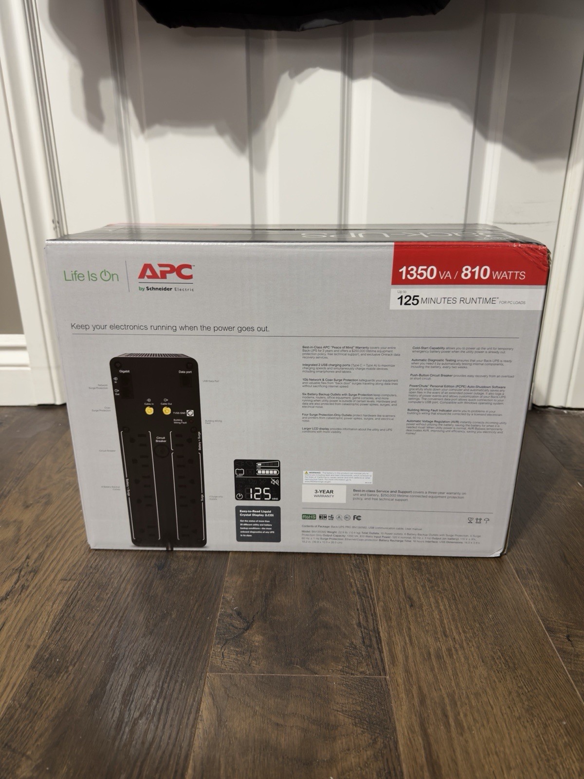 BRAND NEW SEALED APC UPS BN1350M2 810W Battery Backup