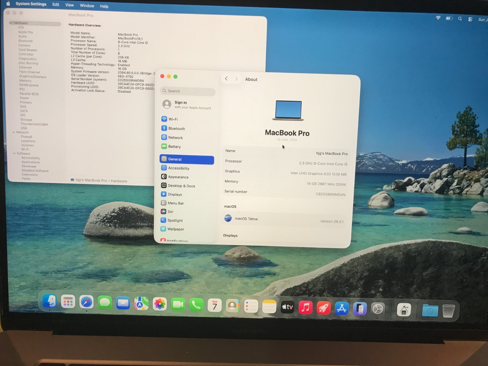 Apple MacBook Pro A2141 16 Core i9 2.3GHZ 16GB 1TB Gray 2019 USED #171