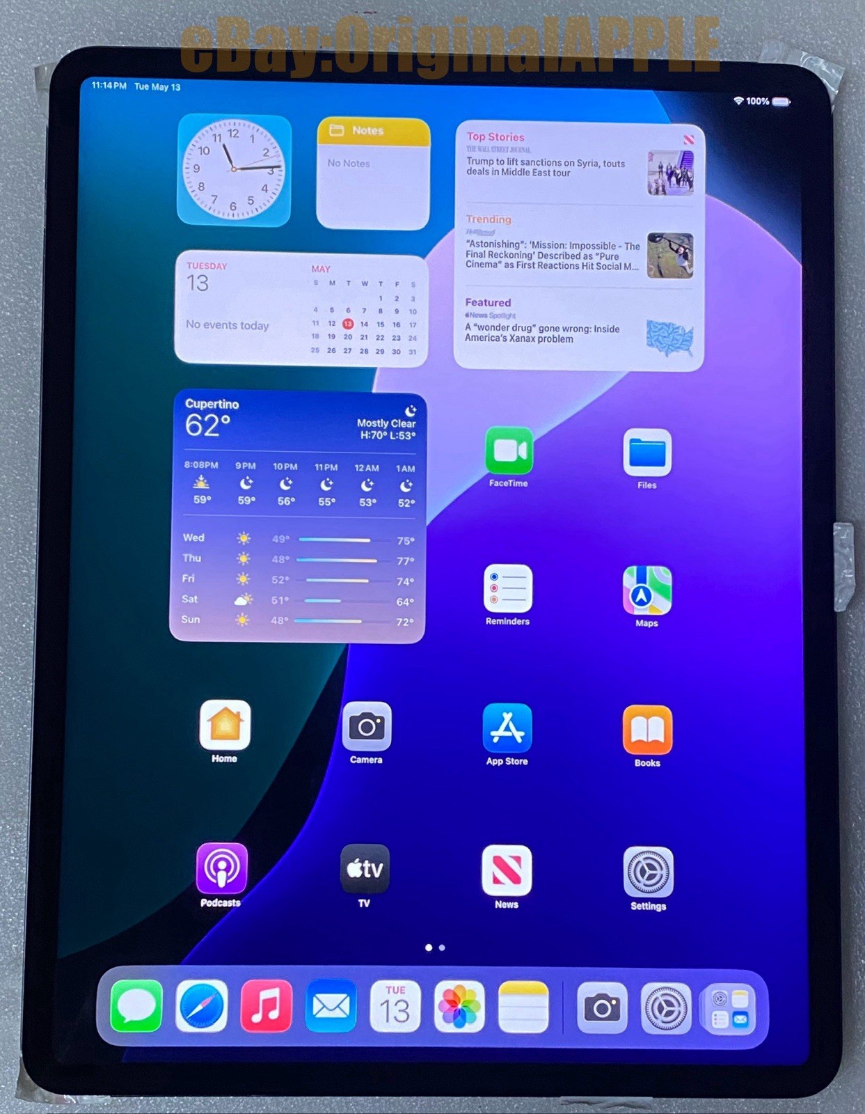 💯% OEM Original Pulled Apple iPad Pro 12.9” 5/6 Liquid Retina XDR Display A2764