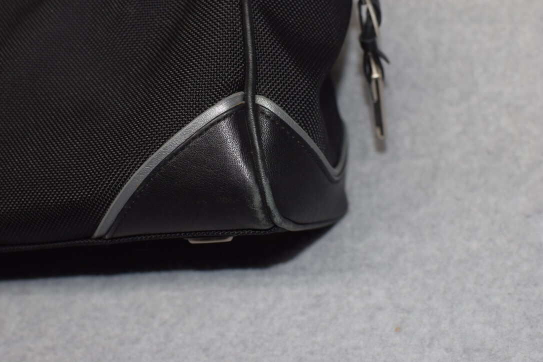 Tumi Briefcase Laptop Bag Ballistic Nylon Leather Trim Business Travel Commute