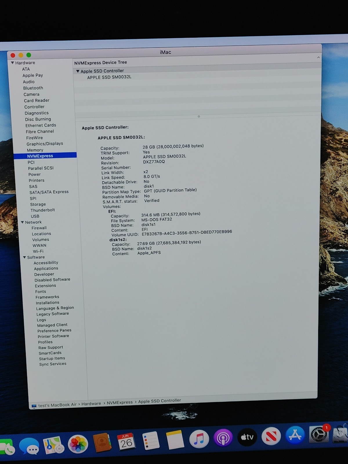 2019 iMac 21.5 IN A2116 MRT32LL/A i3-8100 3.6Ghz 16GB RAM 32GB SSD 1TB HDD
