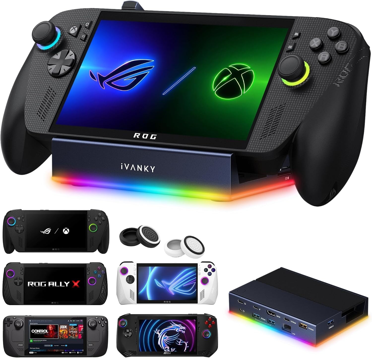 Ultimate 14-in-1 RGB Docking Station for Gaming Consoles