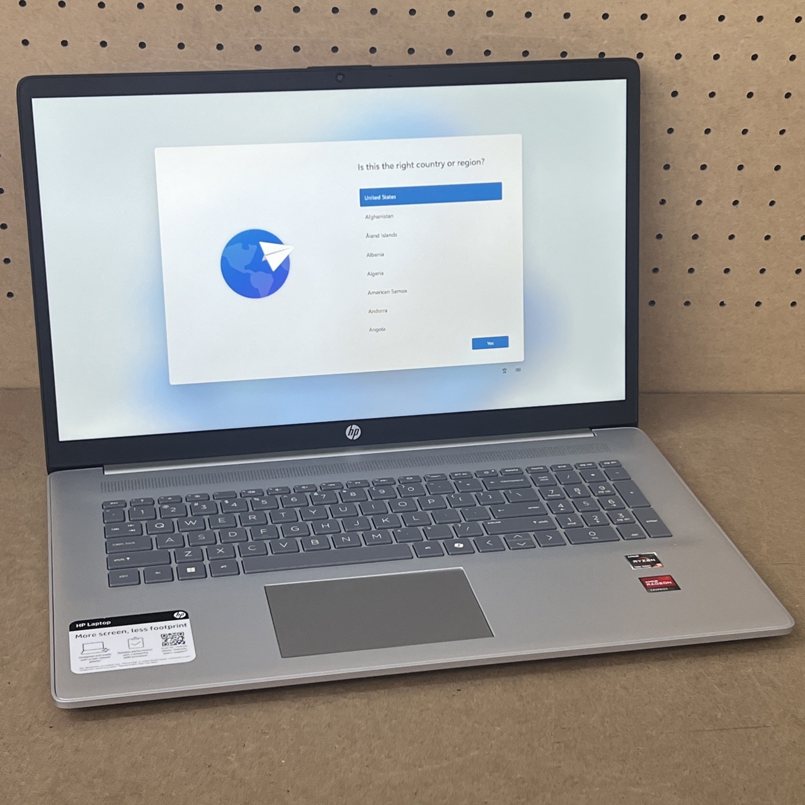HP 17 Series AMD Ryzen 5 72520U 4.2GHz 8GB Ram 512GB SSD – Great