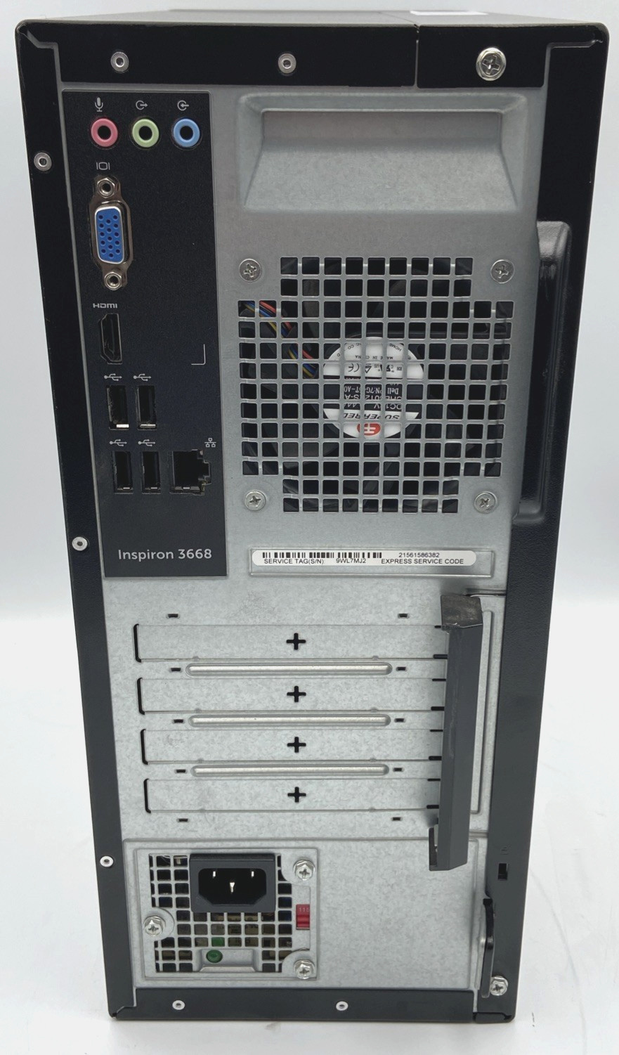 Dell Inspiron 3668 MT Computer i5-7400 @ 3GHz 12GB RAM 1TB HDD W11H