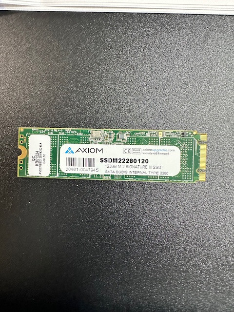 Accortec Signature III 120 GB Solid State Drive – Axiom M.2 2280 Internal