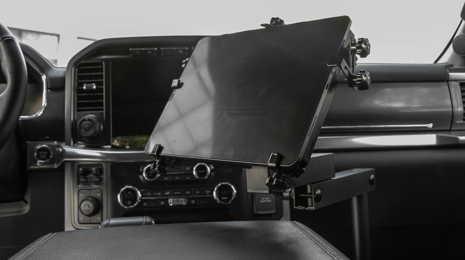 Heavy Duty Truck Laptop Mount for Toyota Tacoma 2024 2025 Adjustable Aluminum