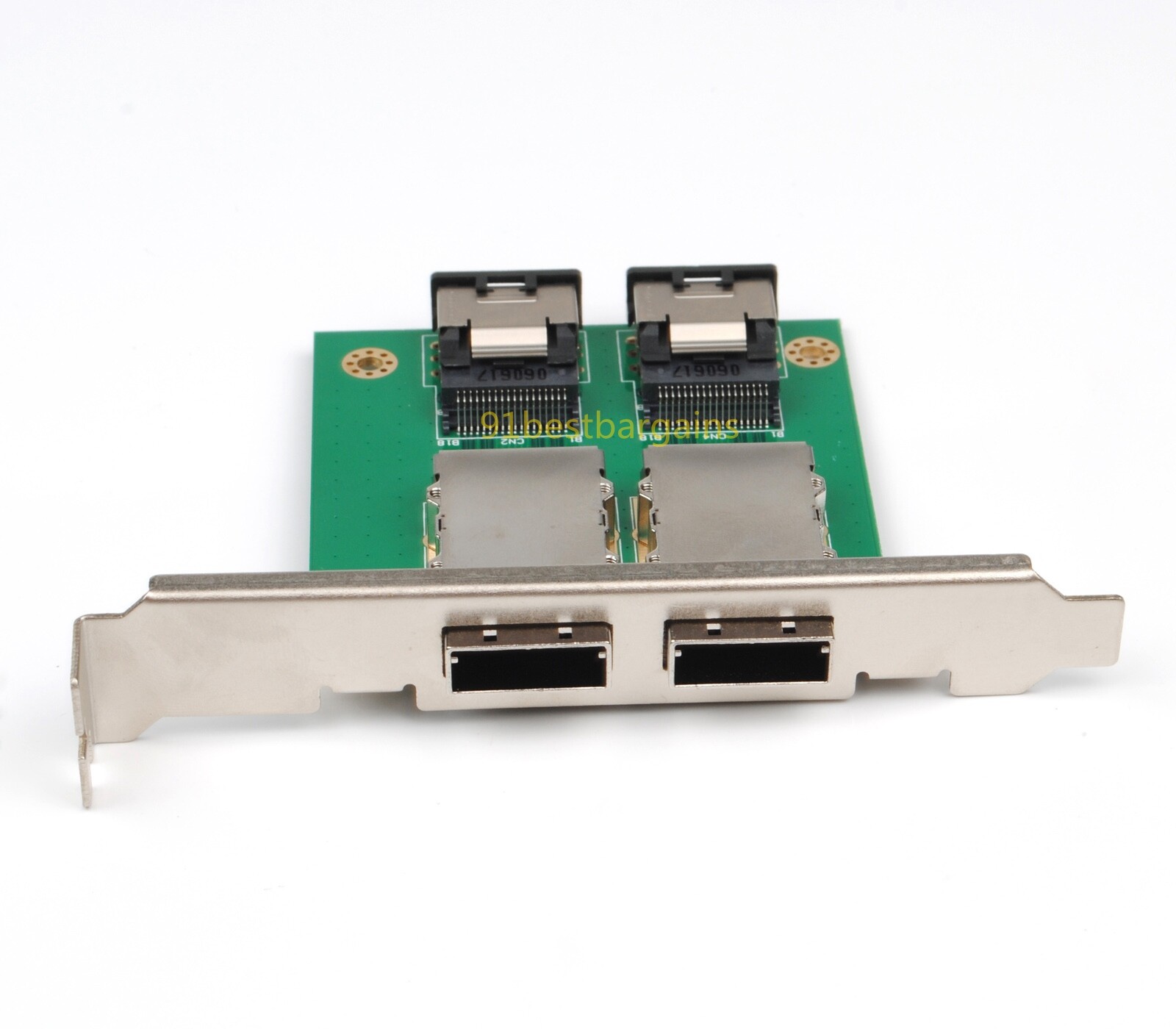 SFF-8087 to 2 Port External HD SAS SFF-8088 PCI Mini SAS Card Adapter Board