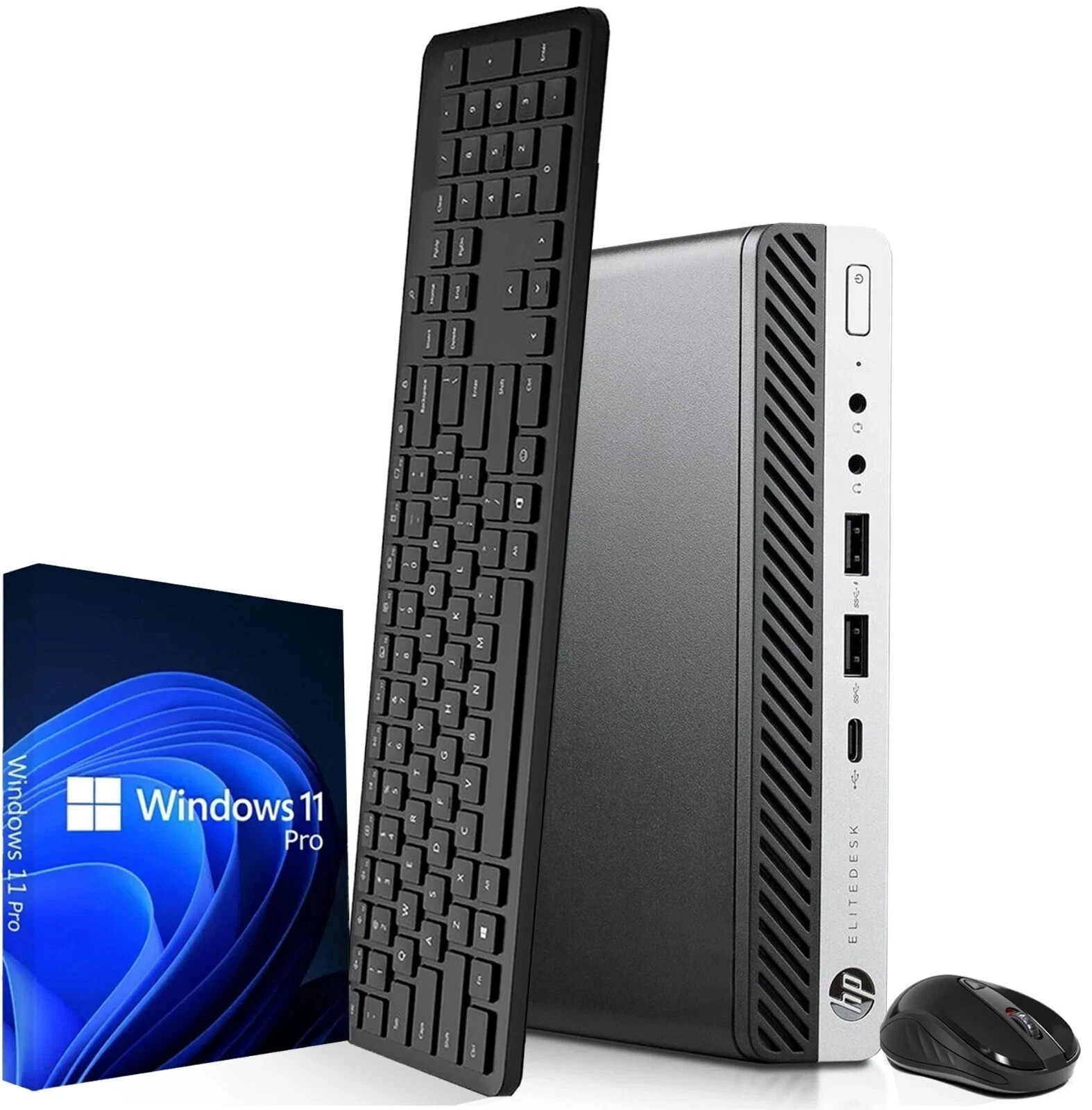 HP 800 G5 Mini Desktop PC Intel i5-9th 32GB RAM 1TB SSD Built-in WiFi Win 11 Pro