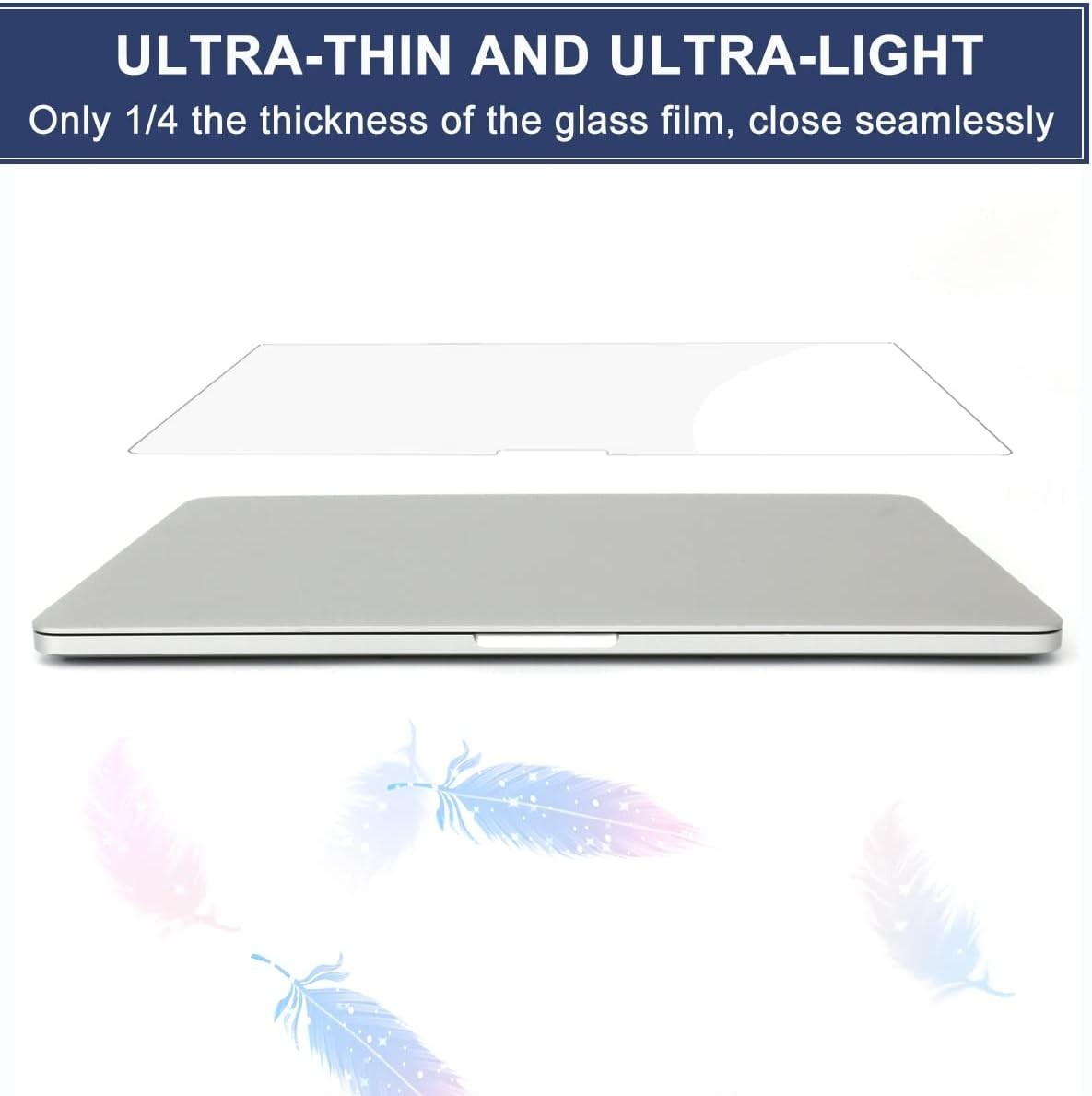High Definition 15.6″ Laptop Screen Protector – 5H Scratch Resistance (2-Pack)
