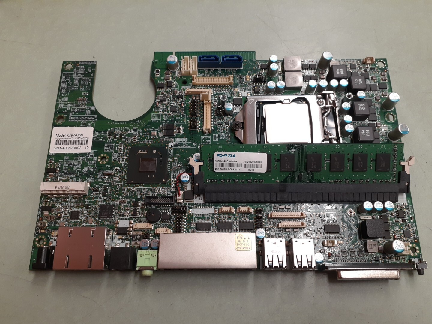 Tangent Touchscreen K797-C68 Motherboard / SR060 / 1x4GB