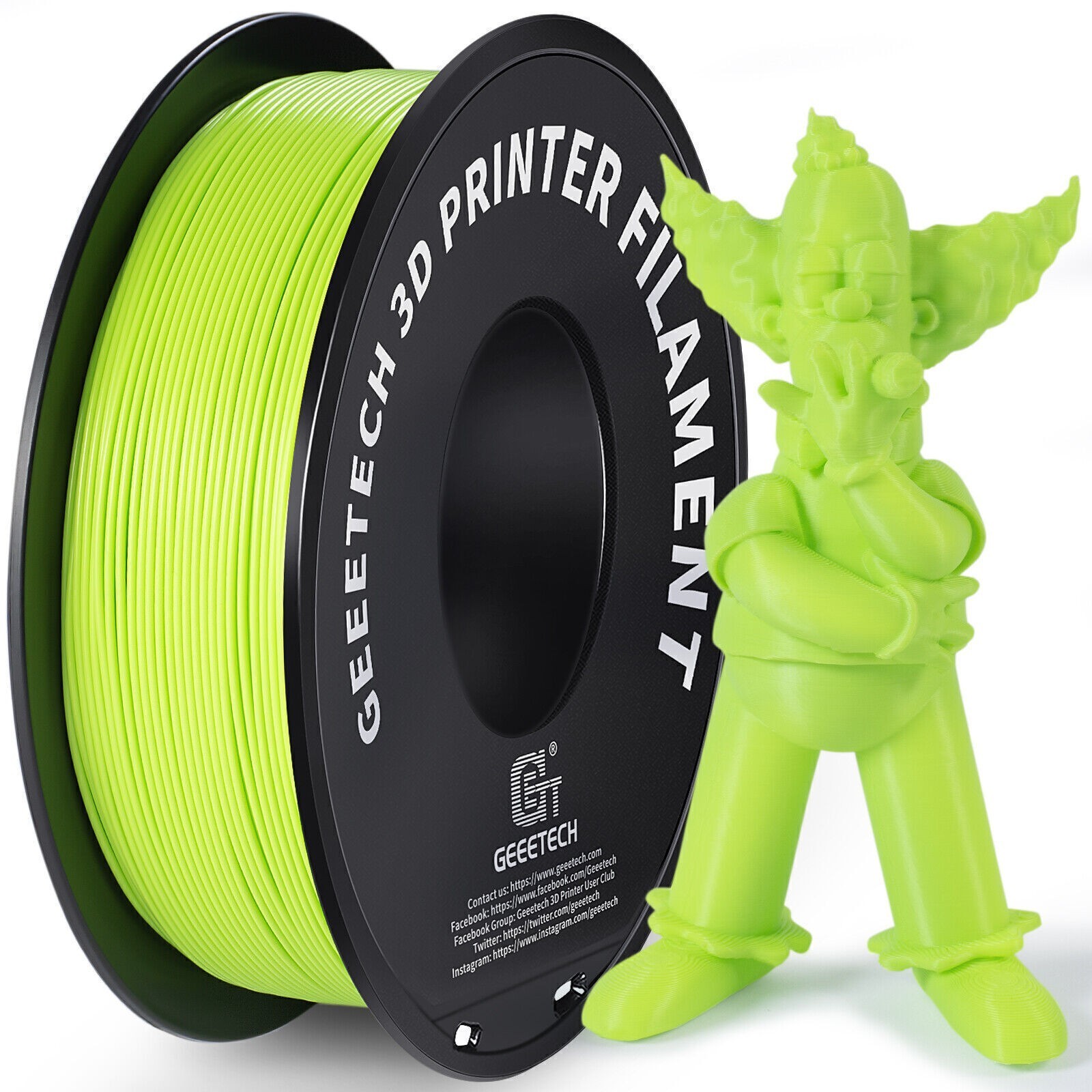 【BUY 3 GET 2 FREE(ADD 5!!!)】GEEETECH 1KG 3D Printer Filament PLA /ABS+/PETG/TPU
