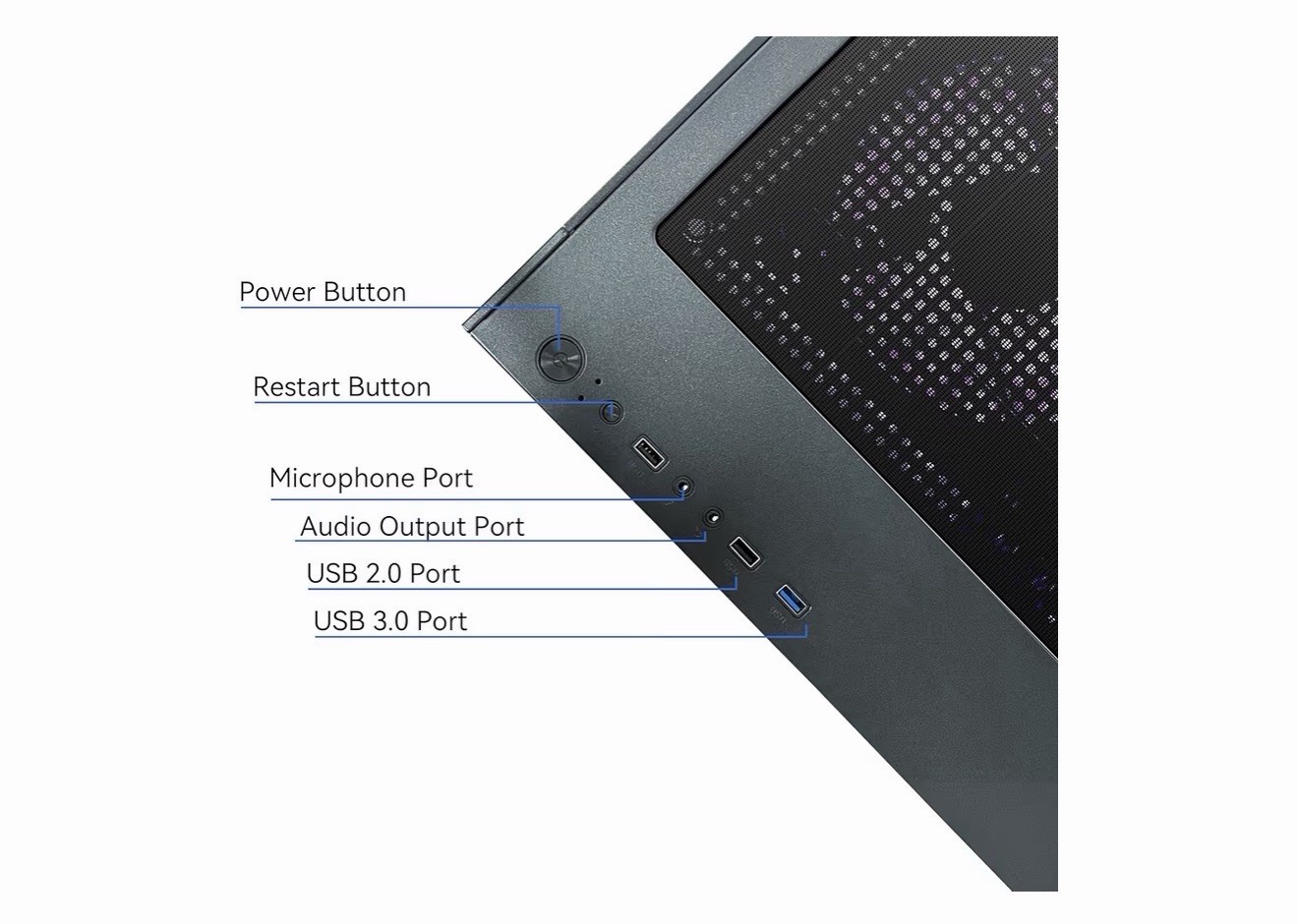 Gaming PC Desktop Computer AMD Ryzen 5 5600GT,16GB DDR4 3200Mhz,1Tb M.2 Nvme
