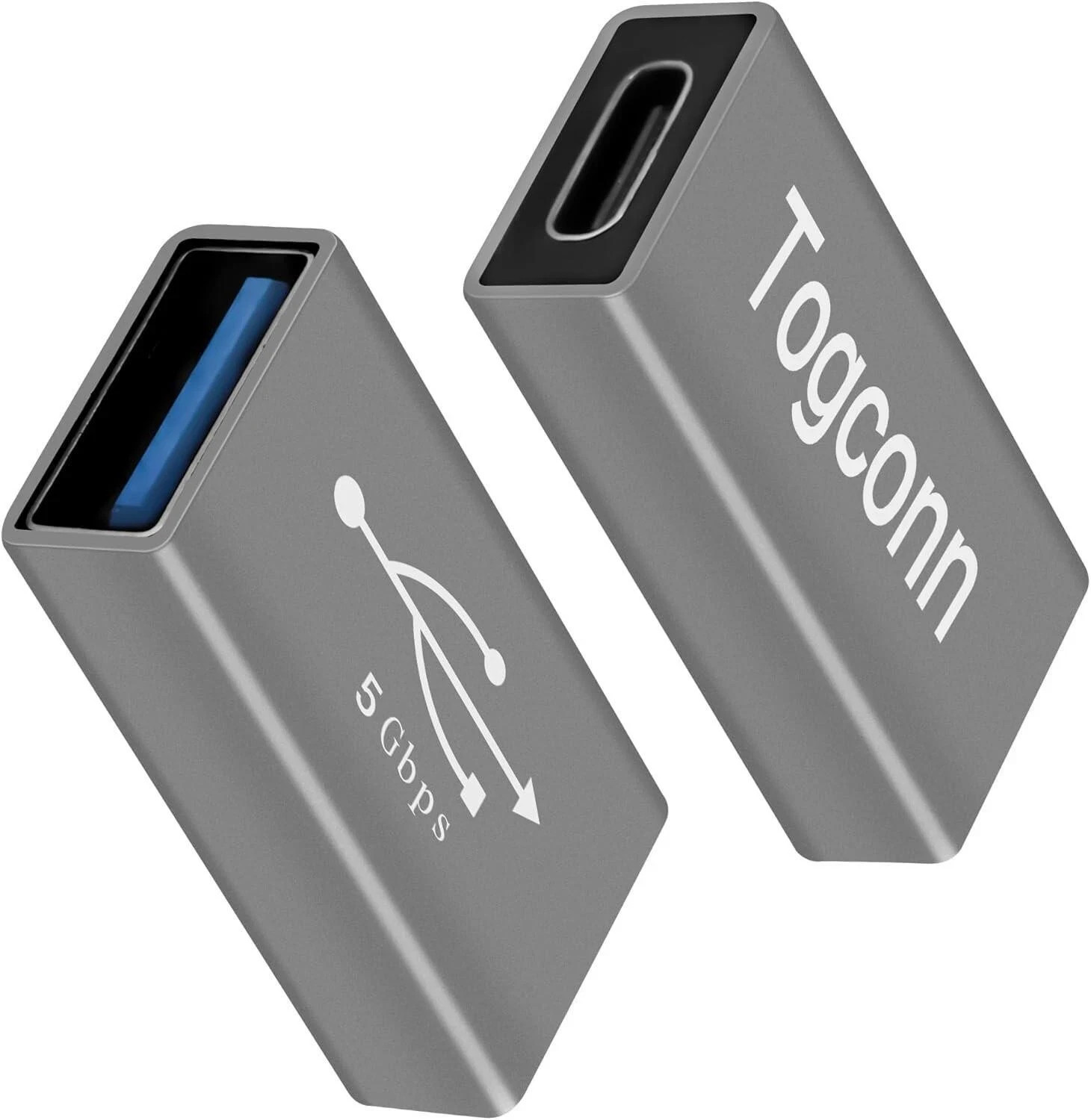 USB C to USB 3.0 Adapter (2 Pack),usb Type-c (female) to USB a (female) Coupl