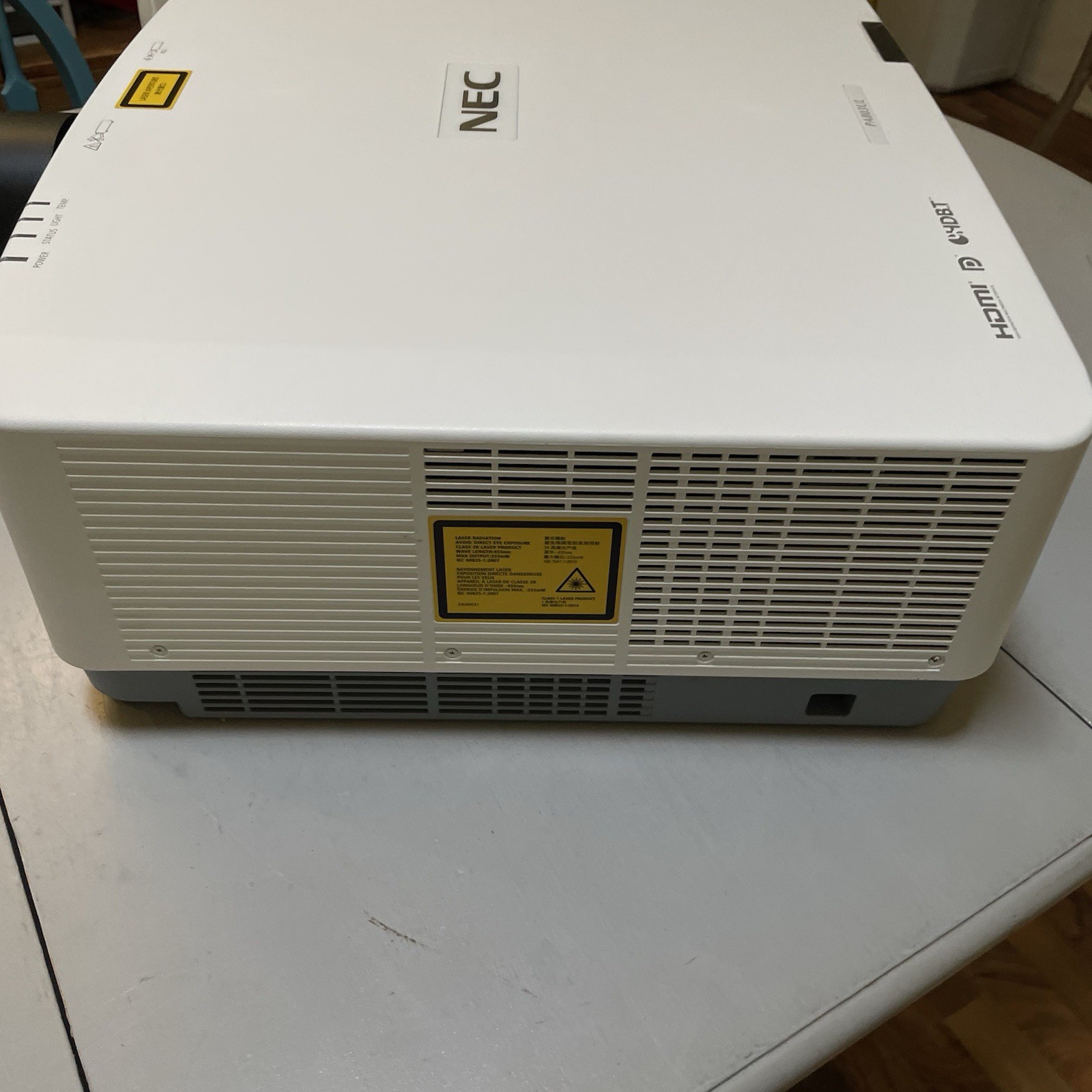 NEC NP-PA803UL 3LCD 1920×1200 8,000 Lumen Projector w/ NP41ZL Lens | 5774 Hours