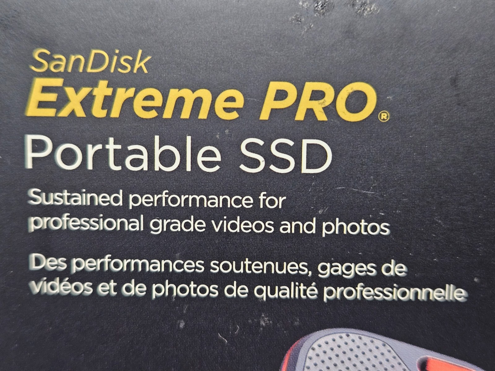SanDisk Extreme Pro Portable SSD 4 TB 2000MB/s – New & Sealed