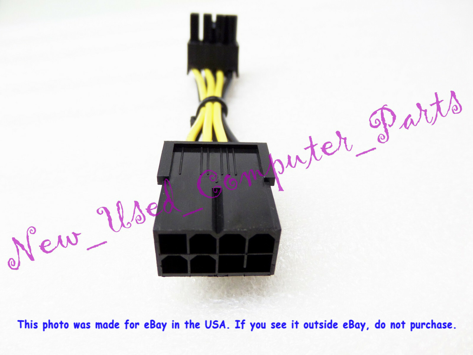 🔥(11mm Tall) Low Profile 90° Right Angle 8-Pin PCI-E Right Angle Adapter Cable
