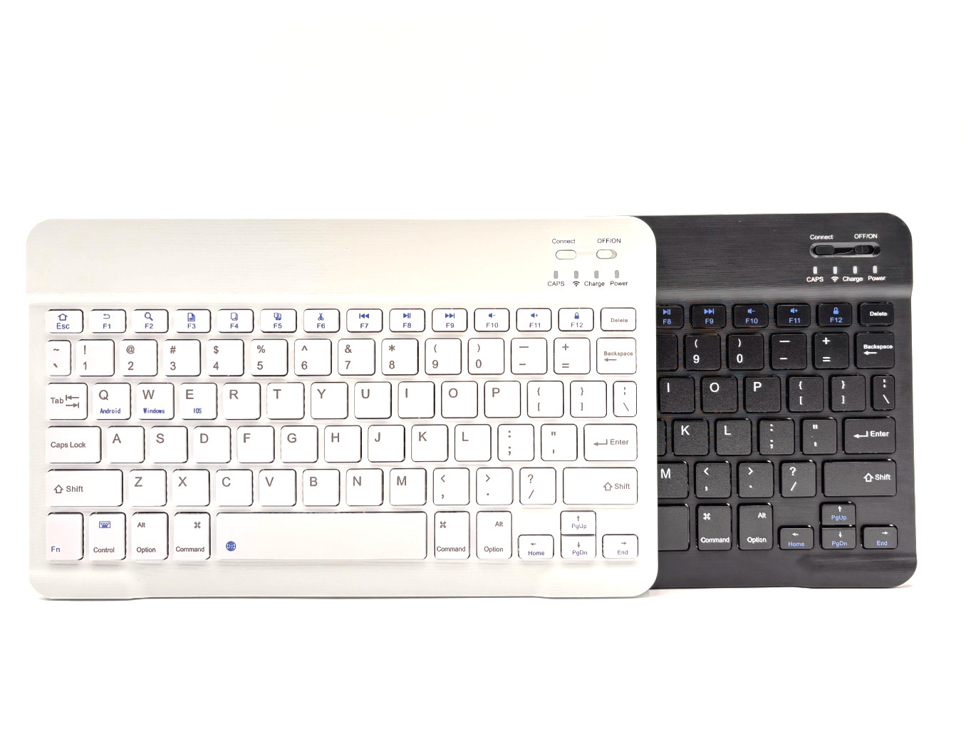 Slim Portable Wireless Keyboard Rechargeable Bluetooth for Tablet Phone Laptop