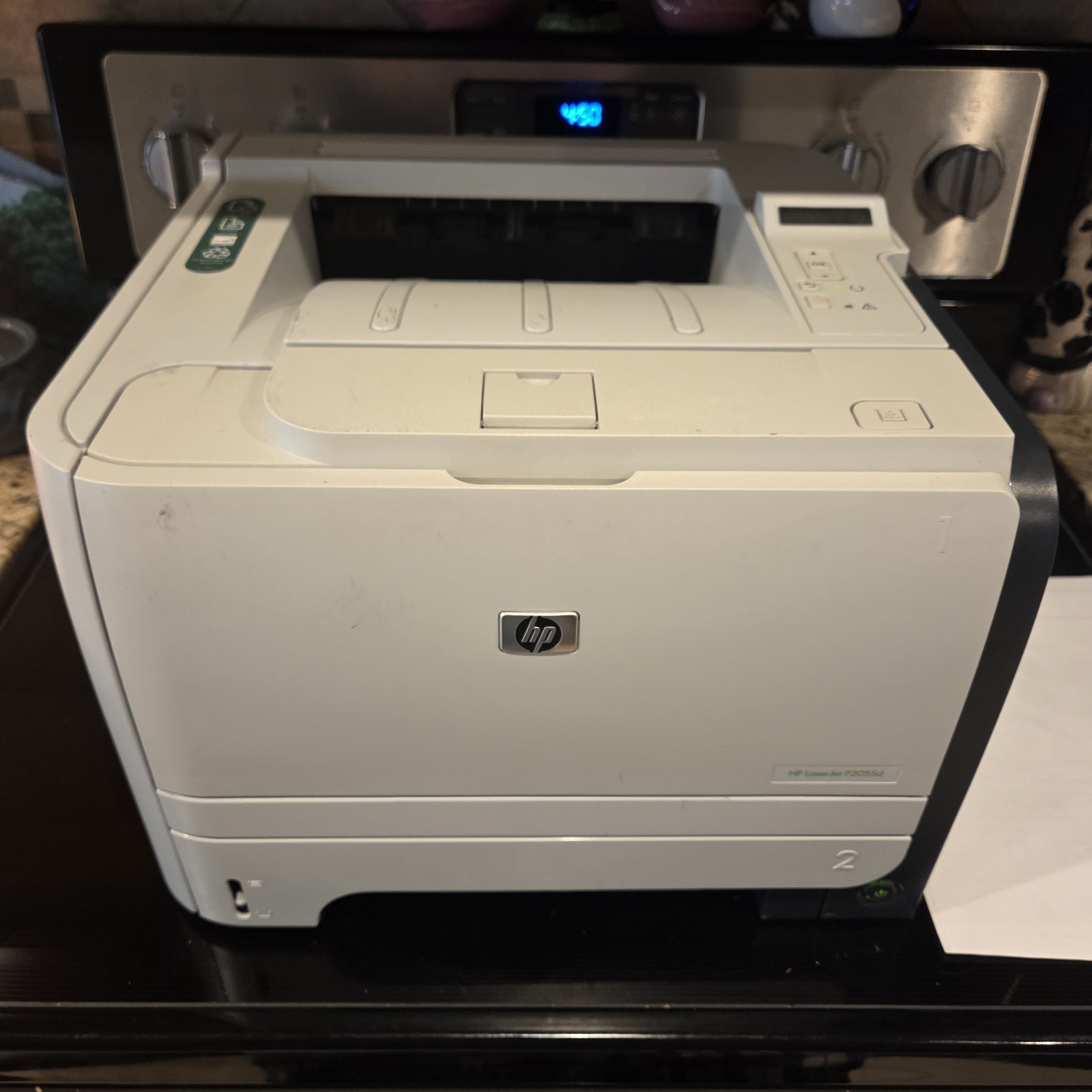 HP LaserJet P2055D Monochrome Laser Printer Gray Black Wireless 1200 x 1200 Dpi