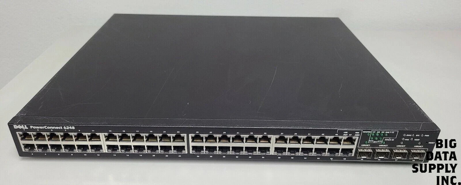 Dell 48-Port + 4-SFP Switch PowerConnect 6248 Layer 3 Fully Managed 1U Rackmount