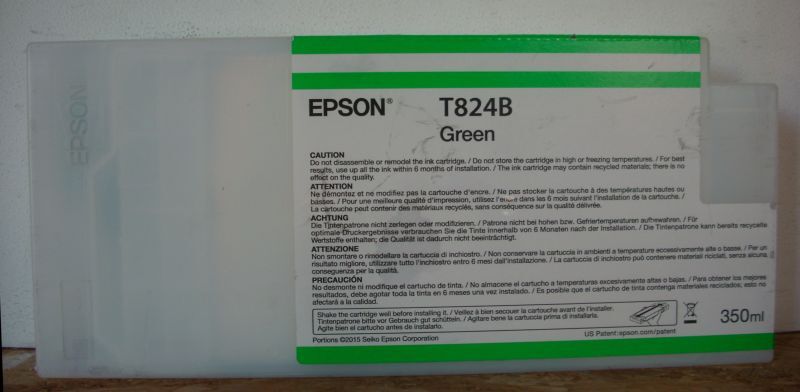 Epson T824B Tinte grün für SP-P7000 9000 C13T824B00 ohne OVP D 2019