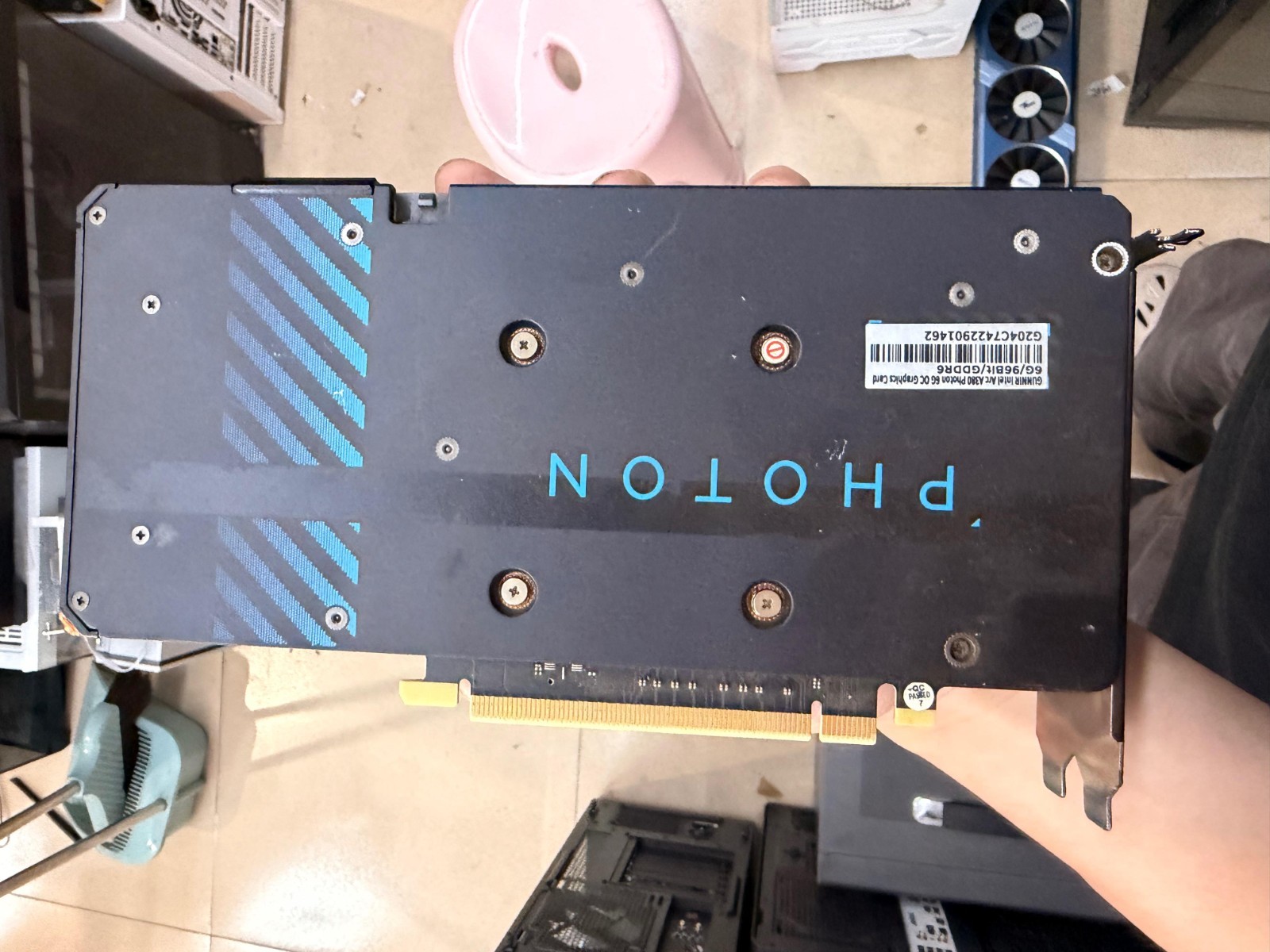 GUNNIR Intel Arc A380 Photon 6GB GDDR6 Graphics Card, Dual Fan, OC, 8-pin, HDMI