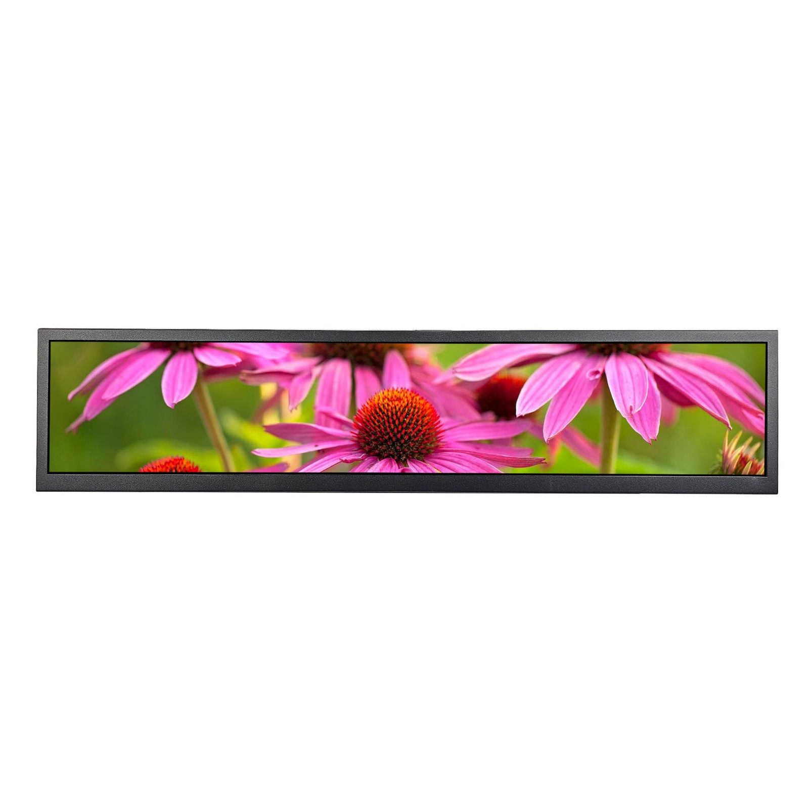 24in 28in 1920×360 LCD Monitor With HD USB Port Iamge Rotate and USB Play Video