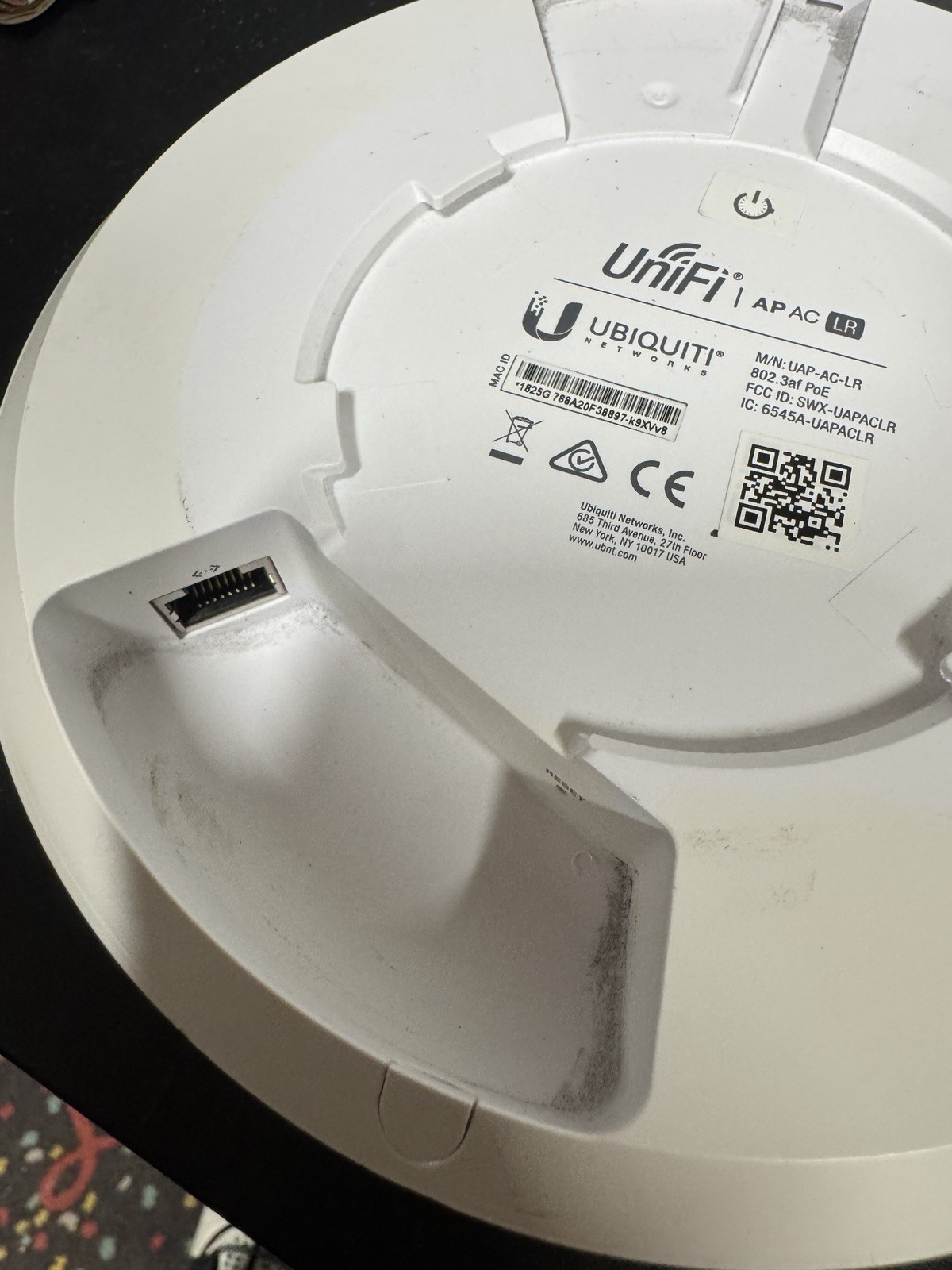 Ubiquiti UniFi AP AC LR Wireless Access Point UAP-AC-LR Long Range WiFi