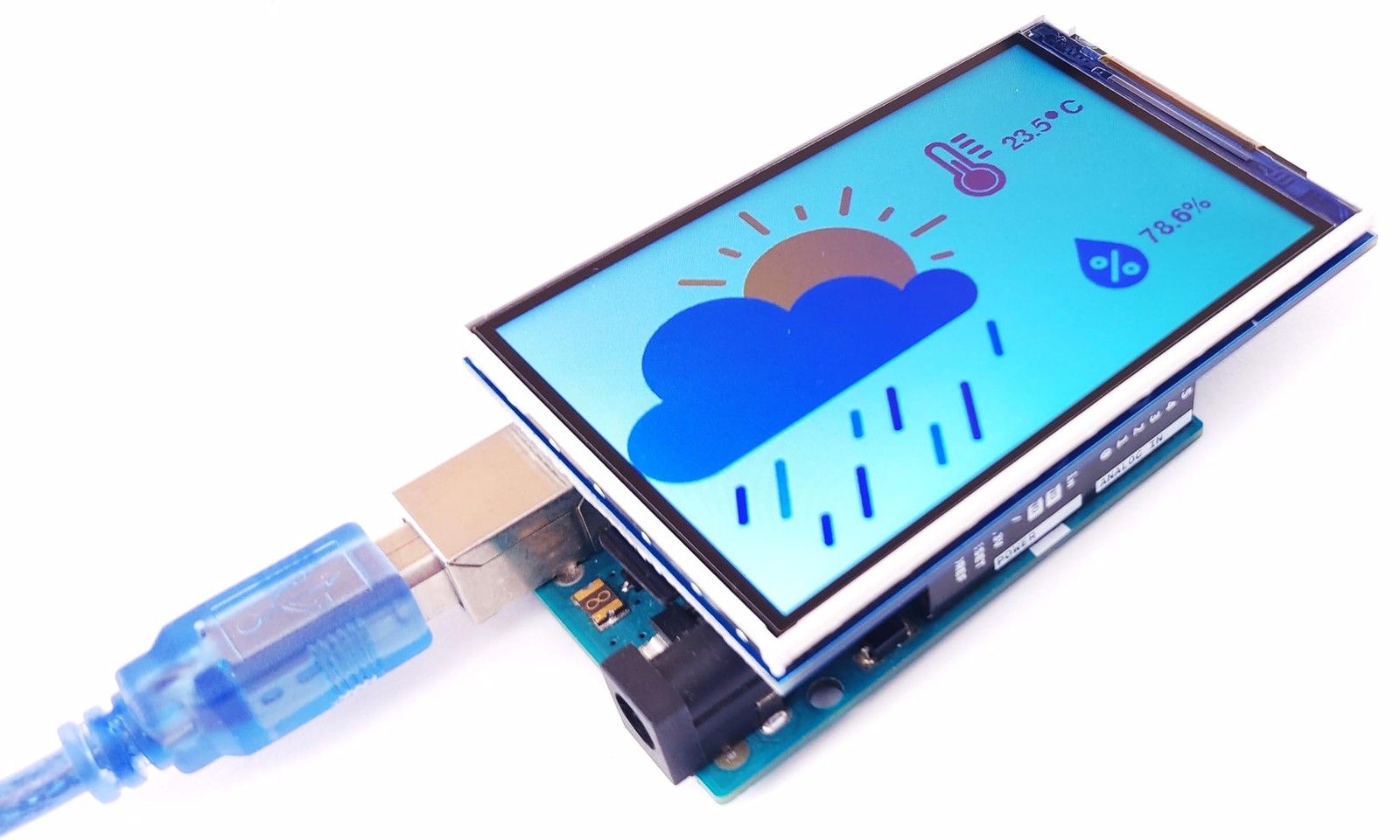 3.5 Inch TFT LCD Display Screen Shield for Arduino 320×480 RGB Non-Touch