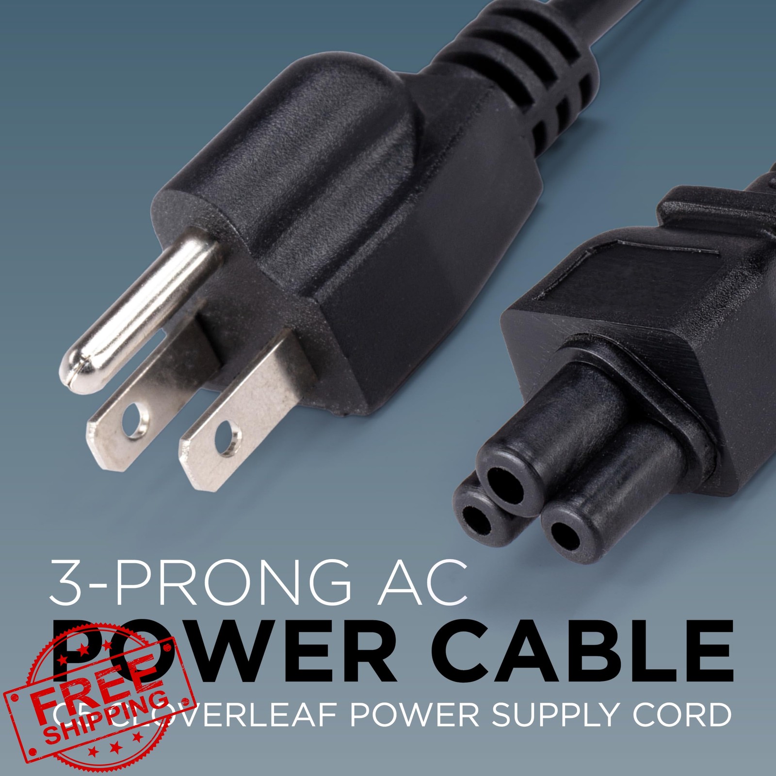 THE CIMPLE CO 25FT 3-Prong AC Power Cable Black C5