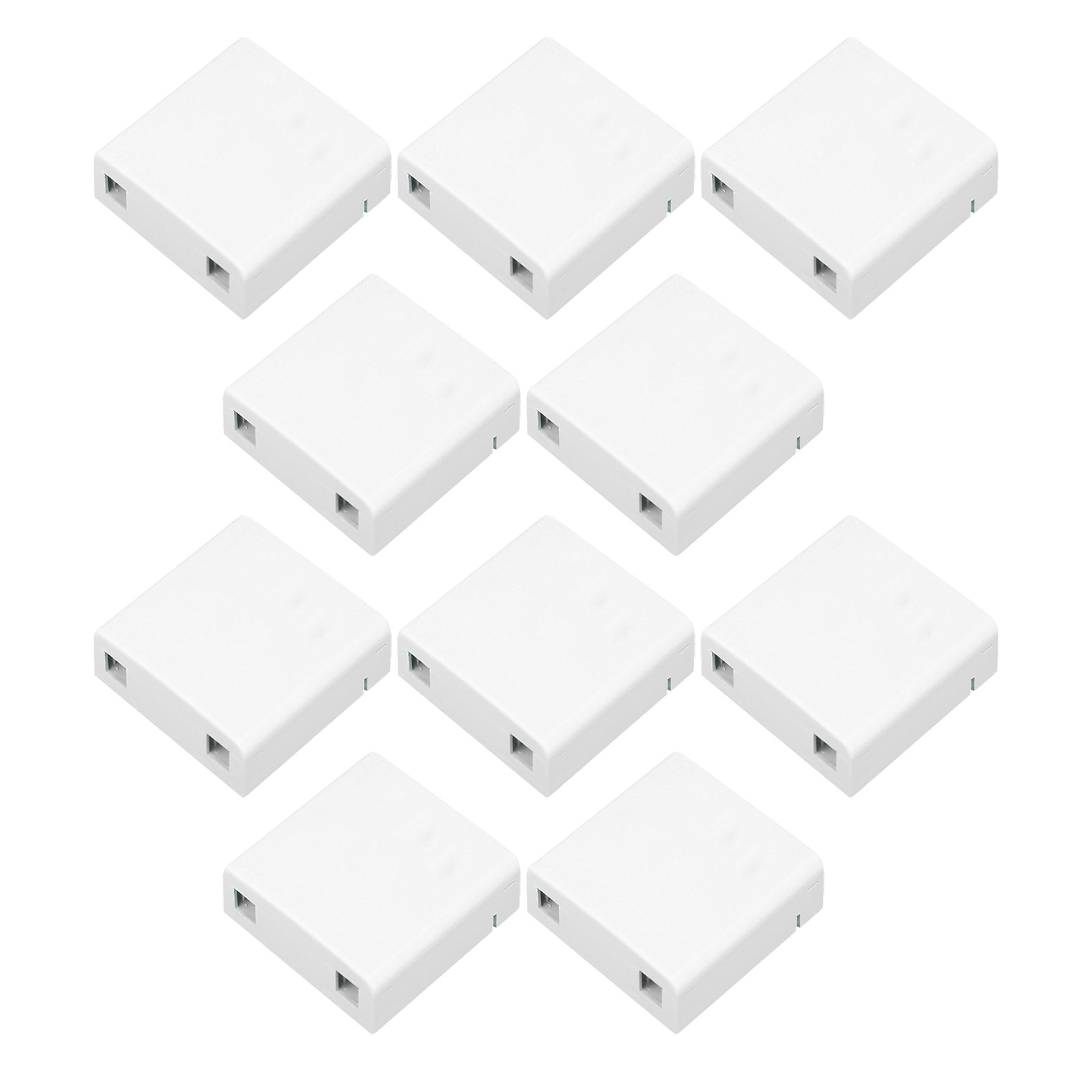 10Pcs 2 Ports SC Fiber Optics Optical Termination Distribution Protection Box M
