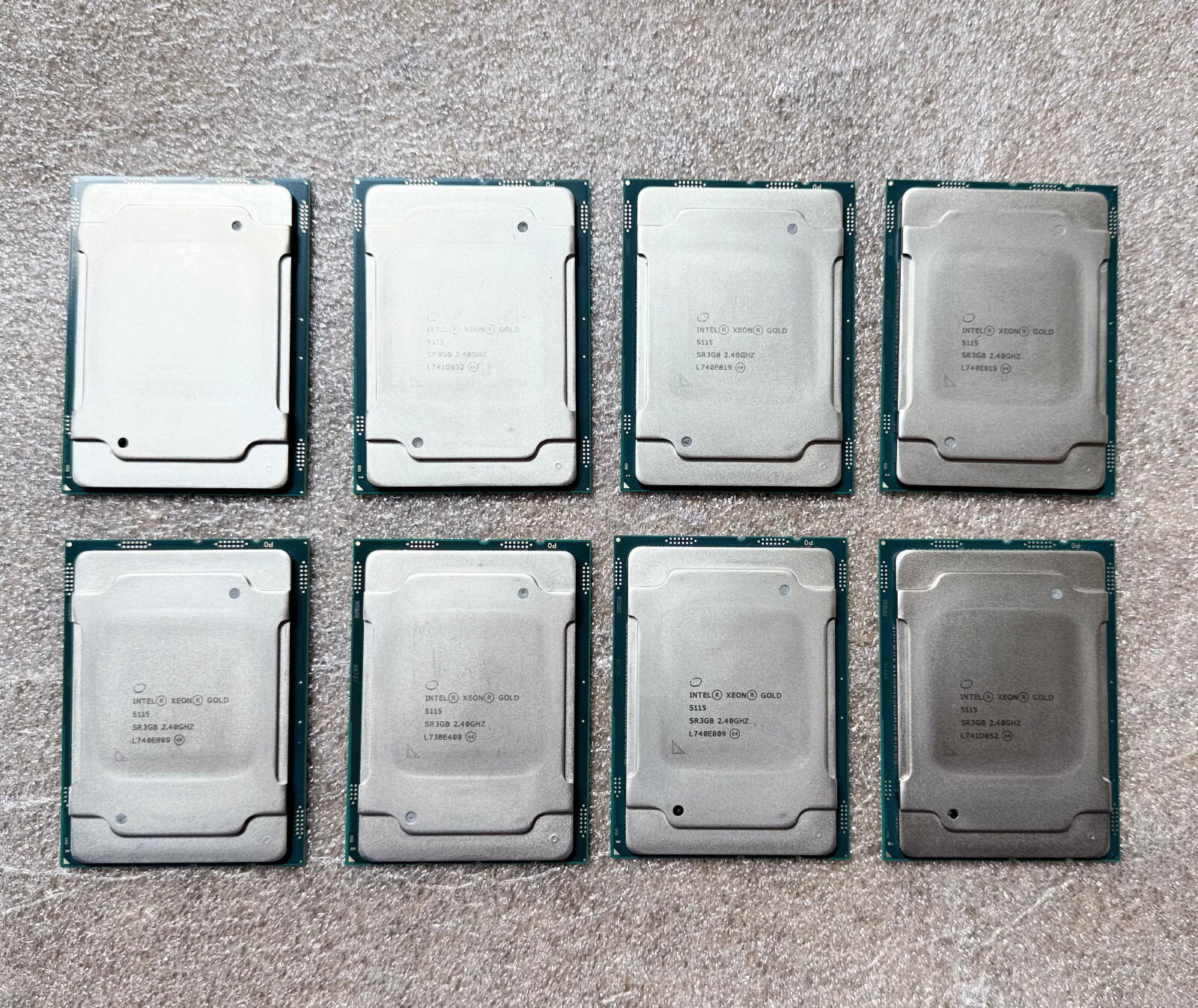 Lot 8 – Intel Xeon Gold 5115 CPU SR3GB 10-Core 2.40GHz LGA-3647 Server Processor