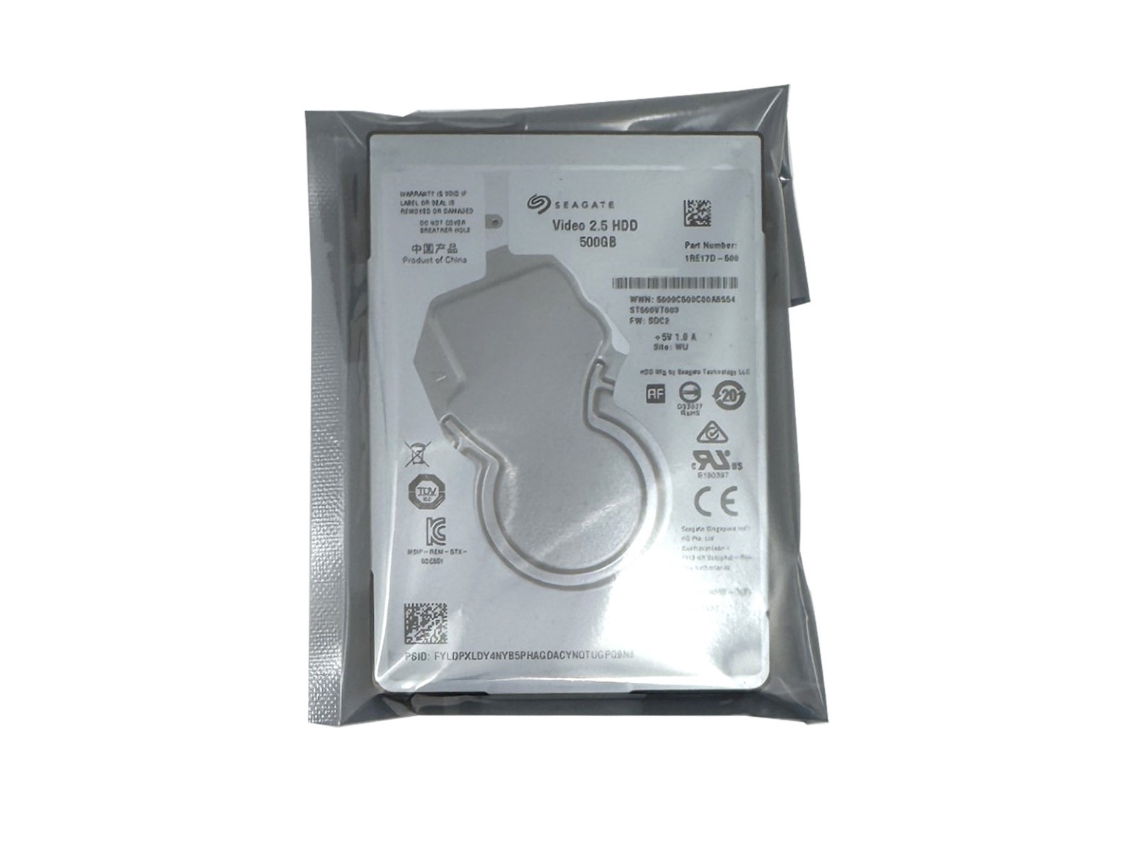 Seagate ST500VT003 500GB 2.5inch 32MB Cache SATA 6.0Gb/s Internal Notebook HDD