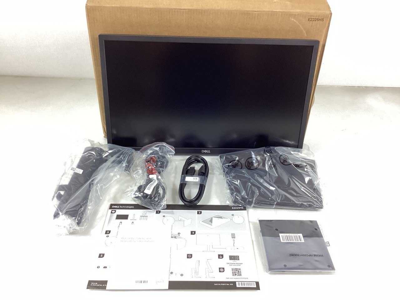 Dell E2225HS 21.4″ F1920 x 1080 FHD VA LCD Monitor – 5ms, 75Hz Speakers
