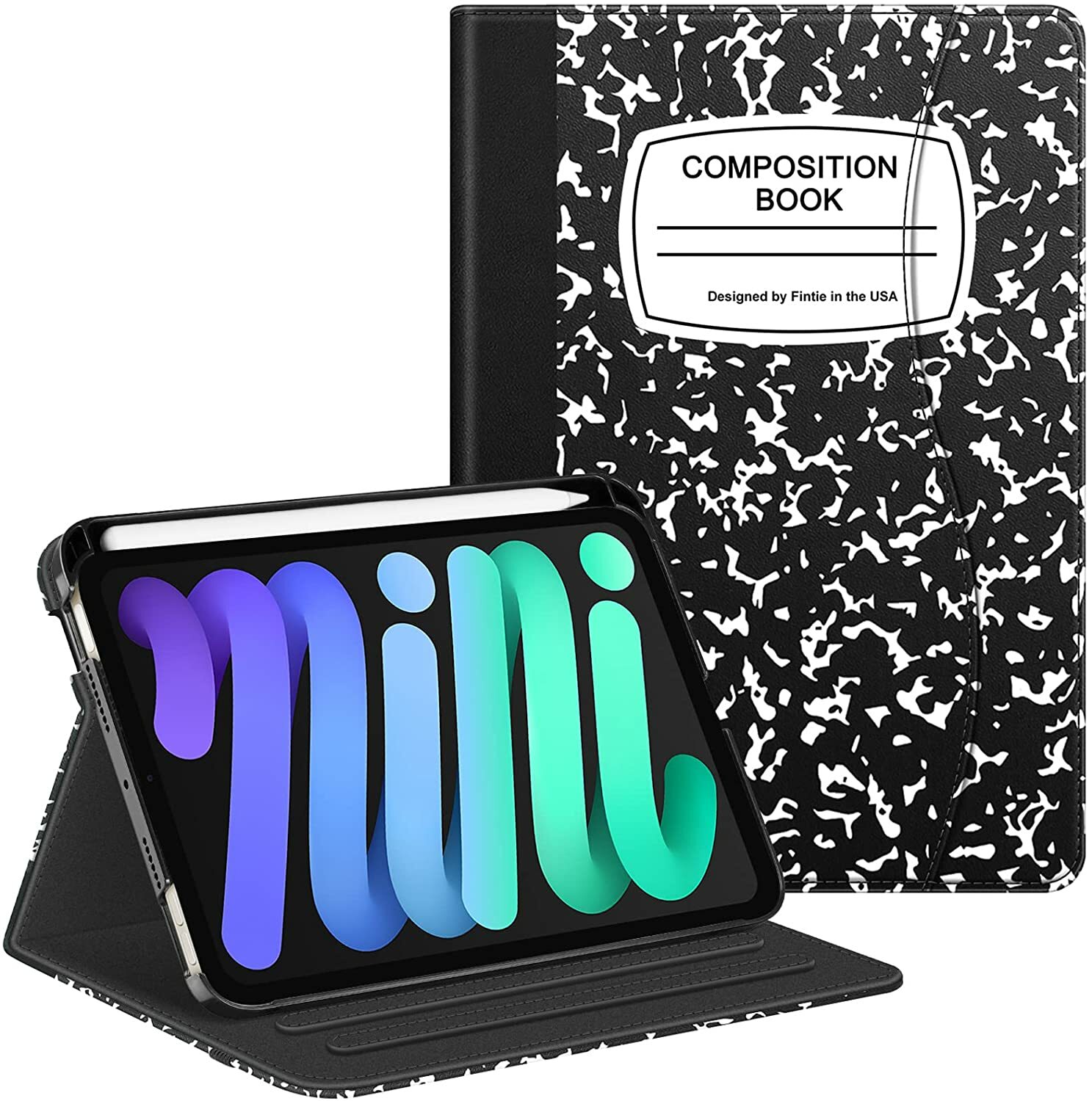 Folio Case for iPad Mini 6 2021 6th Gen 8.3 Inch Smart Stand Cover Auto Sleep
