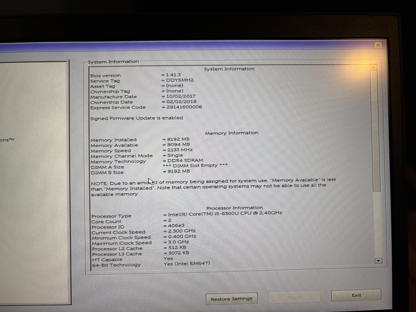 Dell Latitude 7480 14in (NO SSD/ RAM, I5-6300U NEW BATT/ OEM Charger)