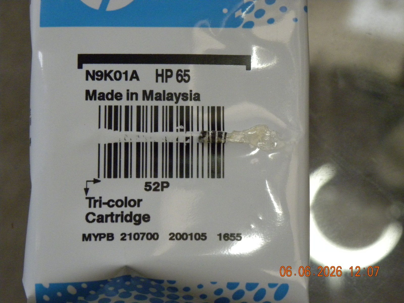 Genuine Genuine HP #65 Color Ink DeskJet
