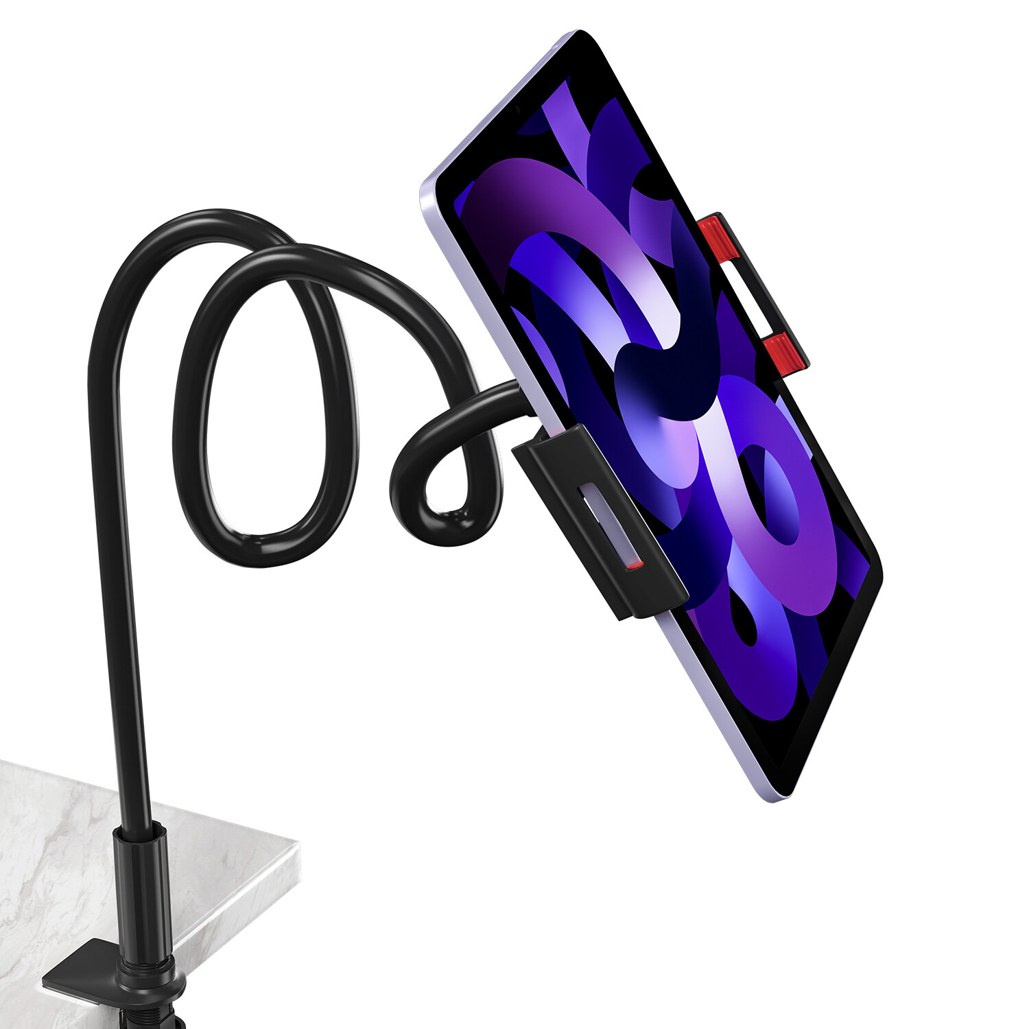 For Apple Samsung PAD Universal Lazy Mount 360º Flexible Gooseneck Tablet Holder