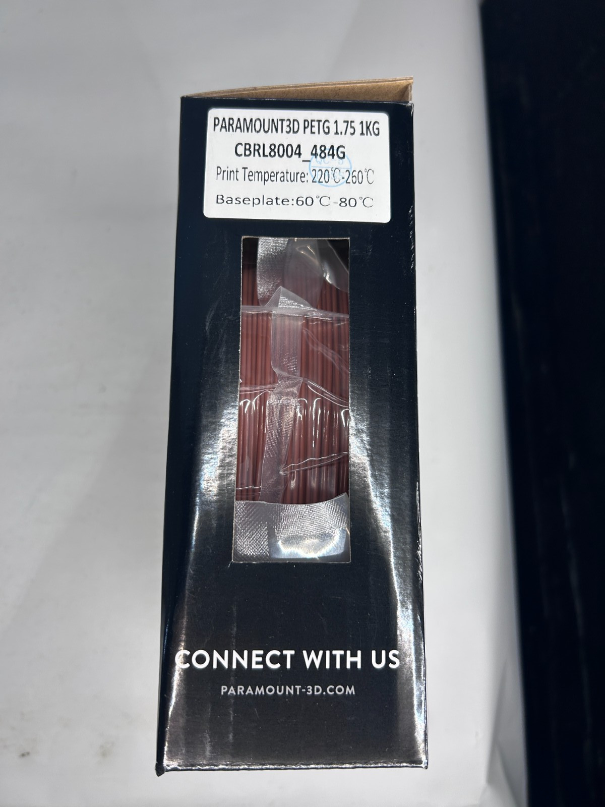 Paramount 3D PETG Filament Terra Copper 1.75mm 1KG Spool New Sealed CBRL8004