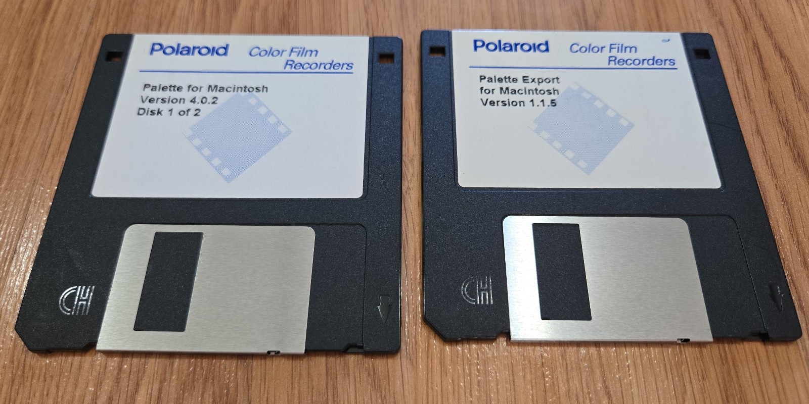 Polaroid Palette & Export 3.5 Inch Floppy Disk VTG Software Program Macintosh