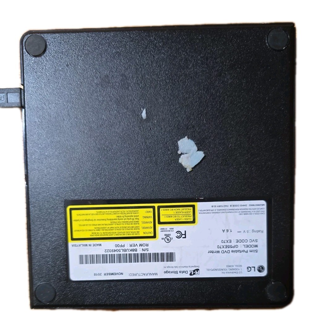 LG 8X External USB Double-Layer RW/CD-RW Drive Ultra Slim Portable DVD Writer