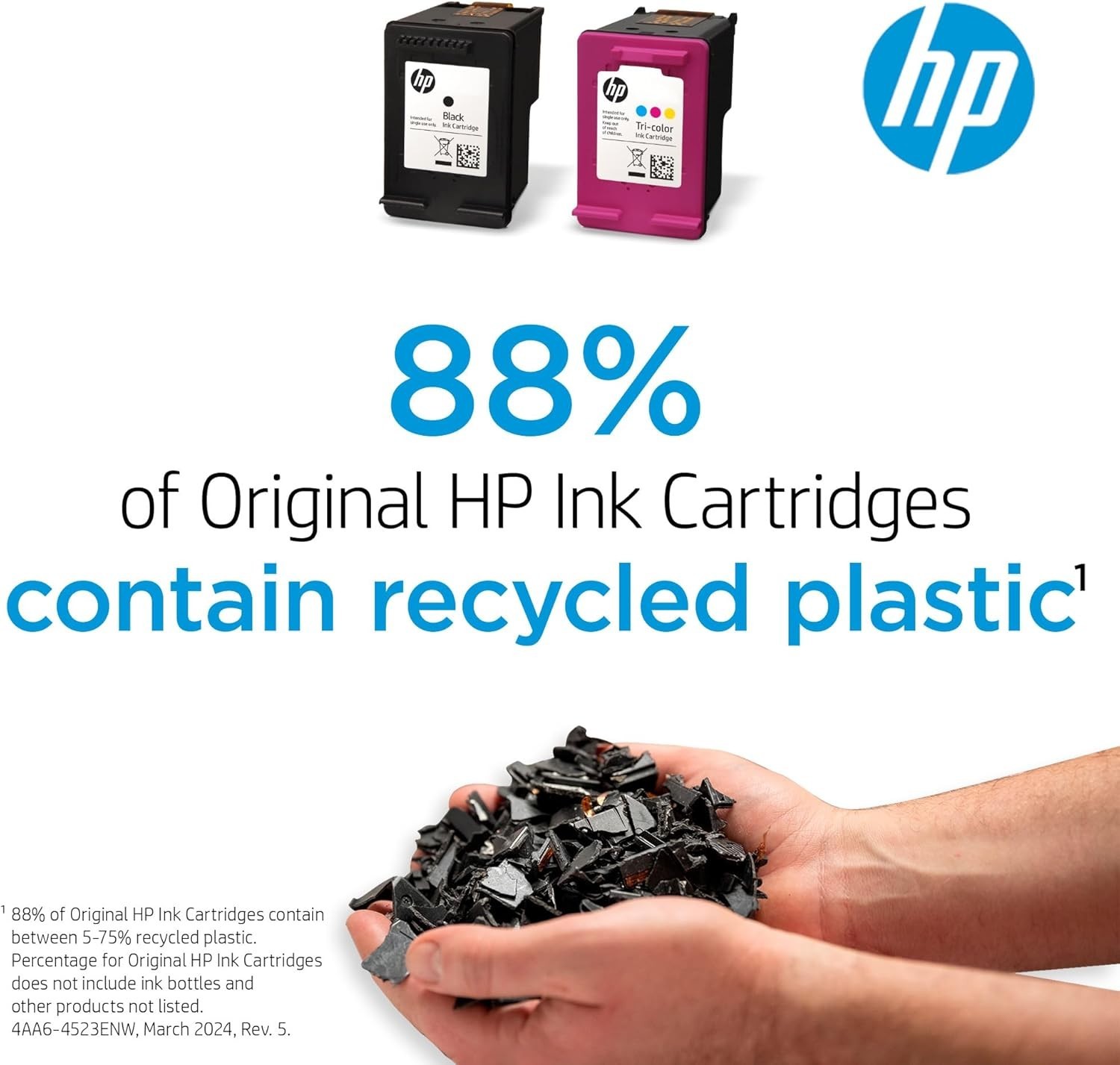 Genuine HP 65 T0A36AN Black & Tri-color Original Ink Cartridges 2-Pack June 2027