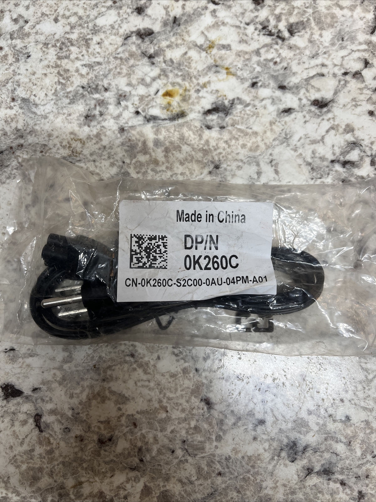 Dell DP/N 0K260C OK260C – Mickey Mouse Style Power Cord (Cable Clover Leaf Style