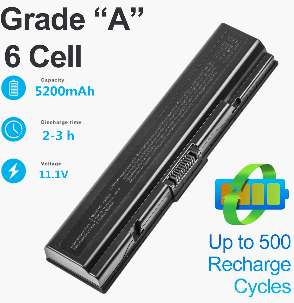 LOT Battery PA3534U-1BRS For Toshiba Satellite PA3727U-1BRS PA3533U-1BRS 5200mAh