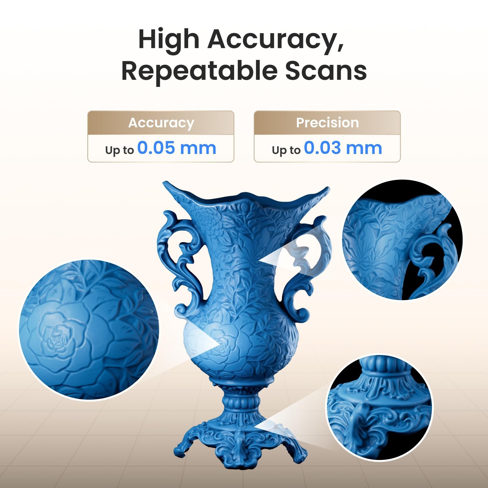 Revopoint INSPIRE 2 3D Scanner for 3D Printing, Up to 0.03mm Precision, Multi…